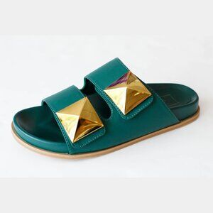 NEW - Bernarda Chunky Gold Embellished Sandal